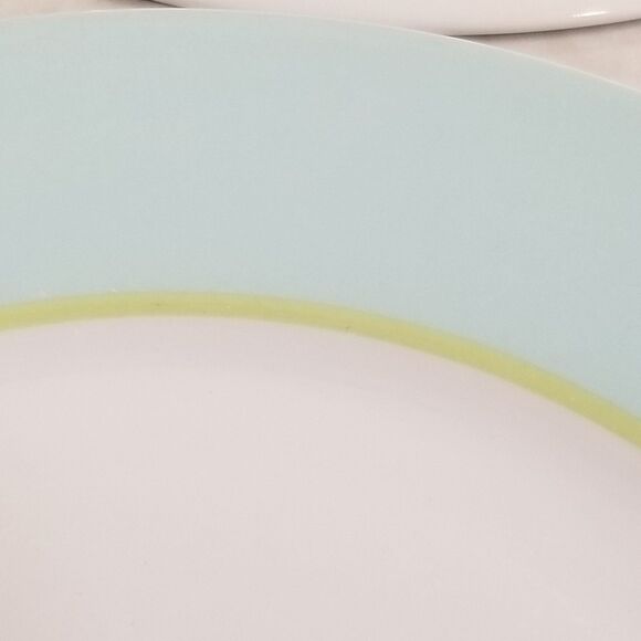 Pair of porcelain dinner plates approx 11" vintage - Picture 5 of 10